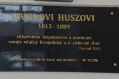 David Husz odhalenie tabule 24.11.2013